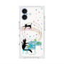 プレミアムスクエアケース with MagSafe［ おかべてつろう - 黒猫クロのとおりみち ］