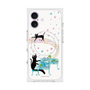 プレミアムスクエアケース with MagSafe［ おかべてつろう - 黒猫クロのとおりみち ］