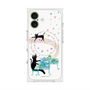 プレミアムスクエアケース with MagSafe［ おかべてつろう - 黒猫クロのとおりみち ］