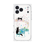 プレミアムスクエアケース with MagSafe［ おかべてつろう - 黒猫クロのとおりみち ］