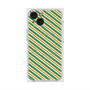 プレミアムスクエアケース with MagSafe［ Small Stripe - Green × Orange ］