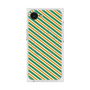 プレミアムスクエアケース with MagSafe［ Small Stripe - Green × Orange ］