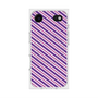プレミアムスクエアケース with MagSafe［ Small Stripe - Purple × Pink ］