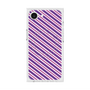 プレミアムスクエアケース with MagSafe［ Small Stripe - Purple × Pink ］