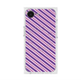 プレミアムスクエアケース with MagSafe［ Small Stripe - Purple × Pink ］