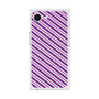 プレミアムスクエアケース with MagSafe［ Small Stripe - Purple × Pink ］