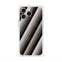 プレミアムスクエアケース with MagSafe［ Middle Stripe - Black ］