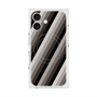 プレミアムスクエアケース with MagSafe［ Middle Stripe - Black ］