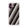 プレミアムスクエアケース with MagSafe［ Middle Stripe - Black ］