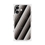 プレミアムスクエアケース with MagSafe［ Middle Stripe - Black ］