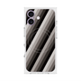 プレミアムスクエアケース with MagSafe［ Middle Stripe - Black ］