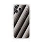 プレミアムスクエアケース with MagSafe［ Middle Stripe - Black ］