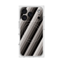 プレミアムスクエアケース with MagSafe［ Middle Stripe - Black ］
