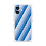 プレミアムスクエアケース with MagSafe［ Middle Stripe - Blue ］
