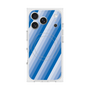 プレミアムスクエアケース with MagSafe［ Middle Stripe - Blue ］