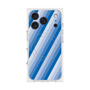 プレミアムスクエアケース with MagSafe［ Middle Stripe - Blue ］