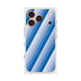 プレミアムスクエアケース with MagSafe［ Middle Stripe - Blue ］
