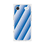 プレミアムスクエアケース with MagSafe［ Middle Stripe - Blue ］
