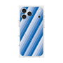 プレミアムスクエアケース with MagSafe［ Middle Stripe - Blue ］