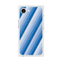 プレミアムスクエアケース with MagSafe［ Middle Stripe - Blue ］