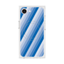 プレミアムスクエアケース with MagSafe［ Middle Stripe - Blue ］
