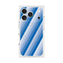 プレミアムスクエアケース with MagSafe［ Middle Stripe - Blue ］
