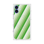 プレミアムスクエアケース with MagSafe［ Middle Stripe - Green ］
