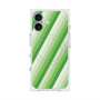 プレミアムスクエアケース with MagSafe［ Middle Stripe - Green ］