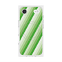 プレミアムスクエアケース with MagSafe［ Middle Stripe - Green ］