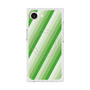 プレミアムスクエアケース with MagSafe［ Middle Stripe - Green ］