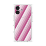 プレミアムスクエアケース with MagSafe［ Middle Stripe - Pink ］