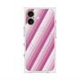 プレミアムスクエアケース with MagSafe［ Middle Stripe - Pink ］