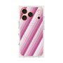 プレミアムスクエアケース with MagSafe［ Middle Stripe - Pink ］