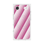 プレミアムスクエアケース with MagSafe［ Middle Stripe - Pink ］