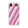 プレミアムスクエアケース with MagSafe［ Middle Stripe - Pink ］
