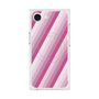 プレミアムスクエアケース with MagSafe［ Middle Stripe - Pink ］