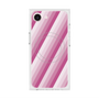 プレミアムスクエアケース with MagSafe［ Middle Stripe - Pink ］