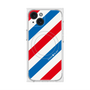 プレミアムスクエアケース with MagSafe［ Big Stripe - Red × Blue ］