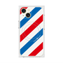 プレミアムスクエアケース with MagSafe［ Big Stripe - Red × Blue ］