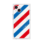 プレミアムスクエアケース with MagSafe［ Big Stripe - Red × Blue ］