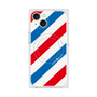 プレミアムスクエアケース with MagSafe［ Big Stripe - Red × Blue ］