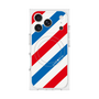 プレミアムスクエアケース with MagSafe［ Big Stripe - Red × Blue ］
