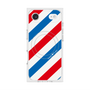 プレミアムスクエアケース with MagSafe［ Big Stripe - Red × Blue ］