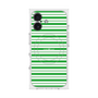 プレミアムスクエアケース with MagSafe［ Small Border - Green ］