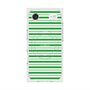 プレミアムスクエアケース with MagSafe［ Small Border - Green ］