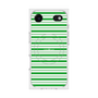 プレミアムスクエアケース with MagSafe［ Small Border - Green ］