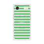 プレミアムスクエアケース with MagSafe［ Small Border - Green ］