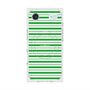 プレミアムスクエアケース with MagSafe［ Small Border - Green ］