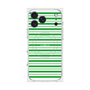 プレミアムスクエアケース with MagSafe［ Small Border - Green ］