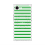 プレミアムスクエアケース with MagSafe［ Small Border - Green ］